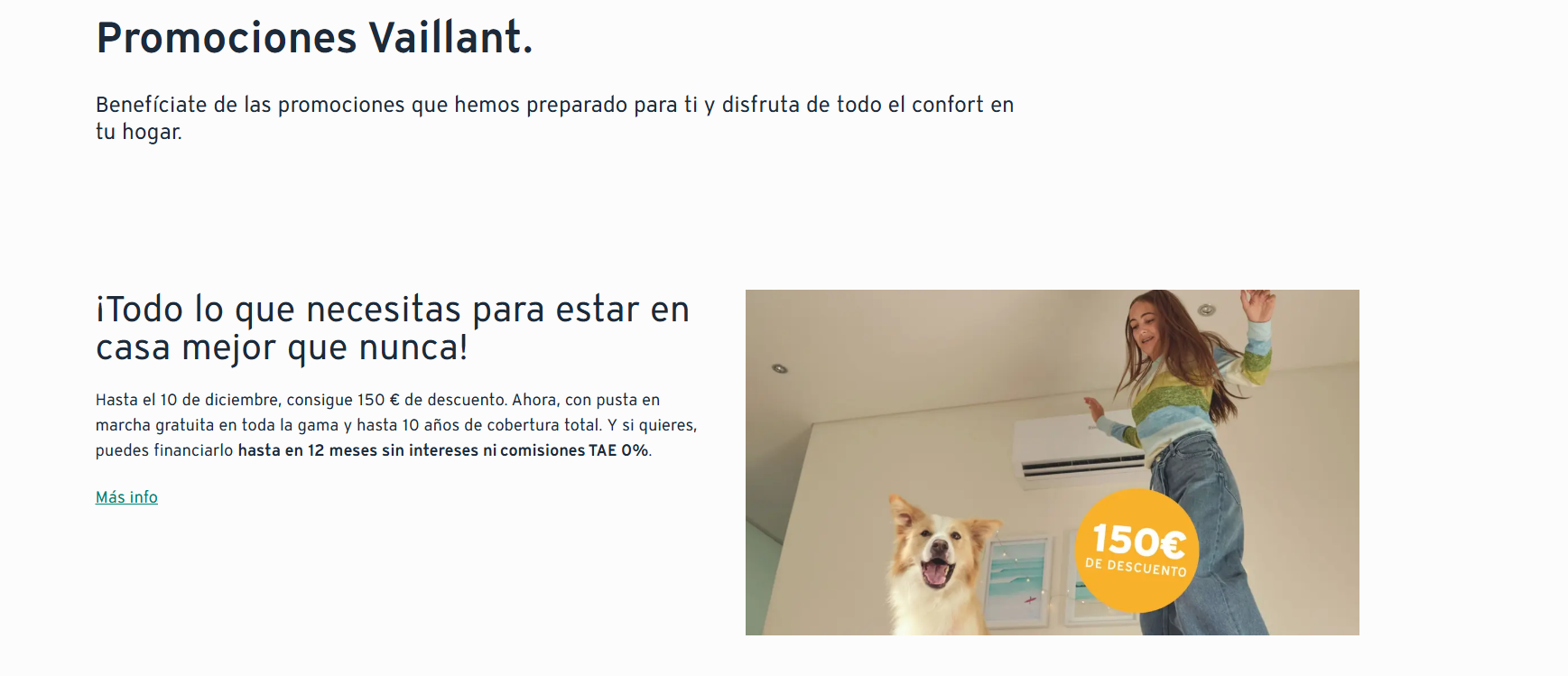 Vaillant — Calderas inteligentes y aire acondicionado climaVAIR.